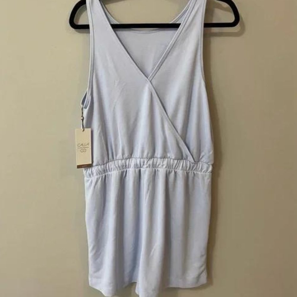 CALIA WOMEN'S SURPLICE ROMPER